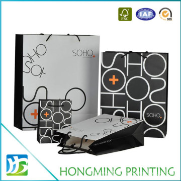 Custom Logo Printed Gift Packaging Paper Bag